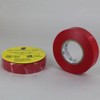 60ft Long Roll - 3/4in. Wide Thermoplastic PVC Insulating Tape - Red