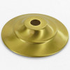 2-7/8 SATIN BRASS FINISH SPUN VASE CAP