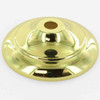 3in. Polished Brass Finish Spun Vase Cap