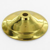 3-3/4in. Polished Brass Finish Spun Vase Cap