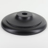 4-1/2in. Black Wooden Vase Cap with 1/8ips. Slip Hole