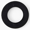 3/4in. Black Rubber Washer with 1/8ips. Slip Through Hole