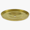 Starburst Design Cast Brass  Backplate with 1/8ips Threaded Hole.