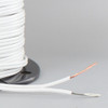 18/2 SPT1 White PVC Jacket - Stranded Copper Parallel Lamp and Lighting Wire