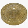 Large Starburst Design Cast Brass Backplate