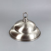 1-1/16in Center Hole - Modern Dome Canopy Kit - Brushed Nickel Finish