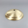 1/8ips - 120mm (4-3/4in) Cast Brass Canopy and Crossbar - Unfinished Brass