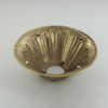 1-1/16in Center Hole - Cast Brass Modern Petal Canopy - Unfinished Brass