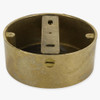 3in Diameter Round Cast Brass Screwless Face Mount Backplate/ Canopy.