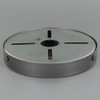 5in Screw Less Face Mount Steel Round Canopy - Unfinished Steel