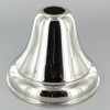 1-1/16in Center Hole - Deep Spun Bell Canopy - Nickel Plated Finish