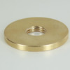 1-1/4in. X 1/4ips Threaded Straight Edge Turned Brass Check Ring