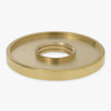 1-1/4in. Threaded Straight Edge Turned Brass Check Ring. 1/4ips Threaded Center Hole.