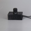 300W Max - 120V Rotary Dimmer Switch with Plastic Housing and 1/4in long shank