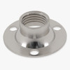 Polished Nickel Finish Flange with 1/4ips. Threaded Center Hole. (3) 8/32 Slip Through Holes 120 Degrees Apart.