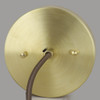 Pendant Fixture with UNO Threaded Keyless Brass Lamp Socket - Unfinished Brass