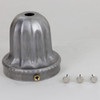 2-1/4in. Deco Bell Holder with Thumb Screws - Unfinished Steel