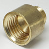 1/8ips Male X 1/4ips Female Unfinished Brass Straight Nozzle