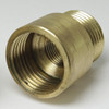 3/8ips Male X 3/8ips Female Brass Straight Nozzle with 1/8ips Tapped Center Hole