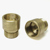 3/8ips Male X 3/8ips Female Brass Straight Nozzle with 1/8ips Tapped Center Hole
