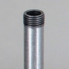 2in Long X 1/8ips (3/8in OD) Male Threaded Unfinished Aluminum Pipe