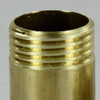 1in Long X 3/8ips (5/8in OD) Male Threaded Unfinished Brass Pipe Stem