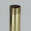 3in. Polished Brass Finish Pipe with 1/4ips. Thread