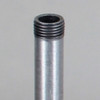12in Long X 1/8ips (3/8in OD) Male Threaded Unfinished Aluminum Pipe