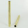 8in Long X 3/8ips (5/8in OD) Male Threaded Unfinished Brass Hollow Pipe Stem.