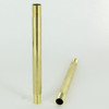 18in Long X 3/8ips (5/8in OD) Male Threaded Unfinished Brass Hollow Pipe Stem.