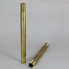 18in. Long X 1/4ips Unfinished Brass Pipe Stem Threaded 3/4in Long on Both Ends