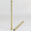 19in Long 5/16-27 UNS Threaded Hollow Brass Pipe