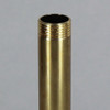 54in Long X 3/8ips (5/8in OD) Male Threaded Unfinished Brass Pipe Stem
