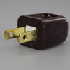 Brown - Non Polarized, Non-Grounding, Easy Lamp Plug 18-2 SPT-1 Wire