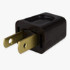 Polarized, Non-Grounding, Easy Lamp Plug for 18-2 SPT-2 Wire - Brown