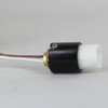 Grounded 1-5/8in Height Porcelain E-12 Base Damp Location Rated Lamp Socket with 72in Wire Leads.