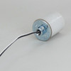 E-26 Porcelain Socket with 1/8ips. Cap and 24in. 200 Degree Teflon 18/1 Wire Leads