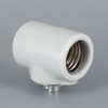 Import - E-26 Base Porcelain Keyless Twin Socket with 1/8ips. Bushing