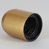 GOLD E-26 BASE PHENOLIC SOCKET WITH SMOOTH SHELL AND 1/8IPS. CAP