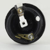 Black E-26 Base Phenolic Socket with Smooth Shell and 1/8ips. Cap