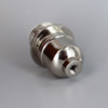 Polished Nickel Finish Aluminum Threaded Skirt Keyless Lamp Socket with 1/8ips Threaded Cap