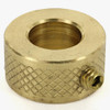 3/8in Diamond Knurled Slip Ring - Slips 1/8ips Pipe - Unfinished Brass. Measures 3/4in Wide X 3/8in Height.