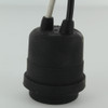 Leviton - Weatherproof E-26 Base Black Nylon Pigtail Socket with 6in. Leads
