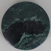 5in Diameter Round Green Marble Lamp Base