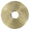 1-1/2in Diameter - Solid Brass Washer - 1/8ips Slip Center Hole - Unfinished Brass
