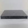 11in Diameter Square Black Marble Lamp Base