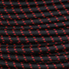 18/2 SVT-B Black/Red 2 Tic Tracer Pattern Nylon Fabric Cloth Covered Pendant And Table Lamp Wire