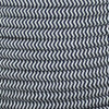 18/2 SVT-B Black/White Zig-Zag Pattern Nylon Fabric Cloth Covered Pendant And Table Lamp Wire - Non-UL