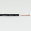 18/1 Single Conductor Brown with Red Marker Nylon Over Braid AWM 105 Degree Black Wire