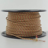 18/1 Single Conductor Gold with Red Marker Nylon Over Braid AWM 105 Degree White Wire